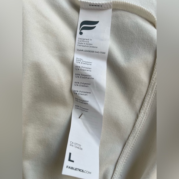 Fabletics Cloud Jersey Cropped Hoodie - Picture 8 of 11